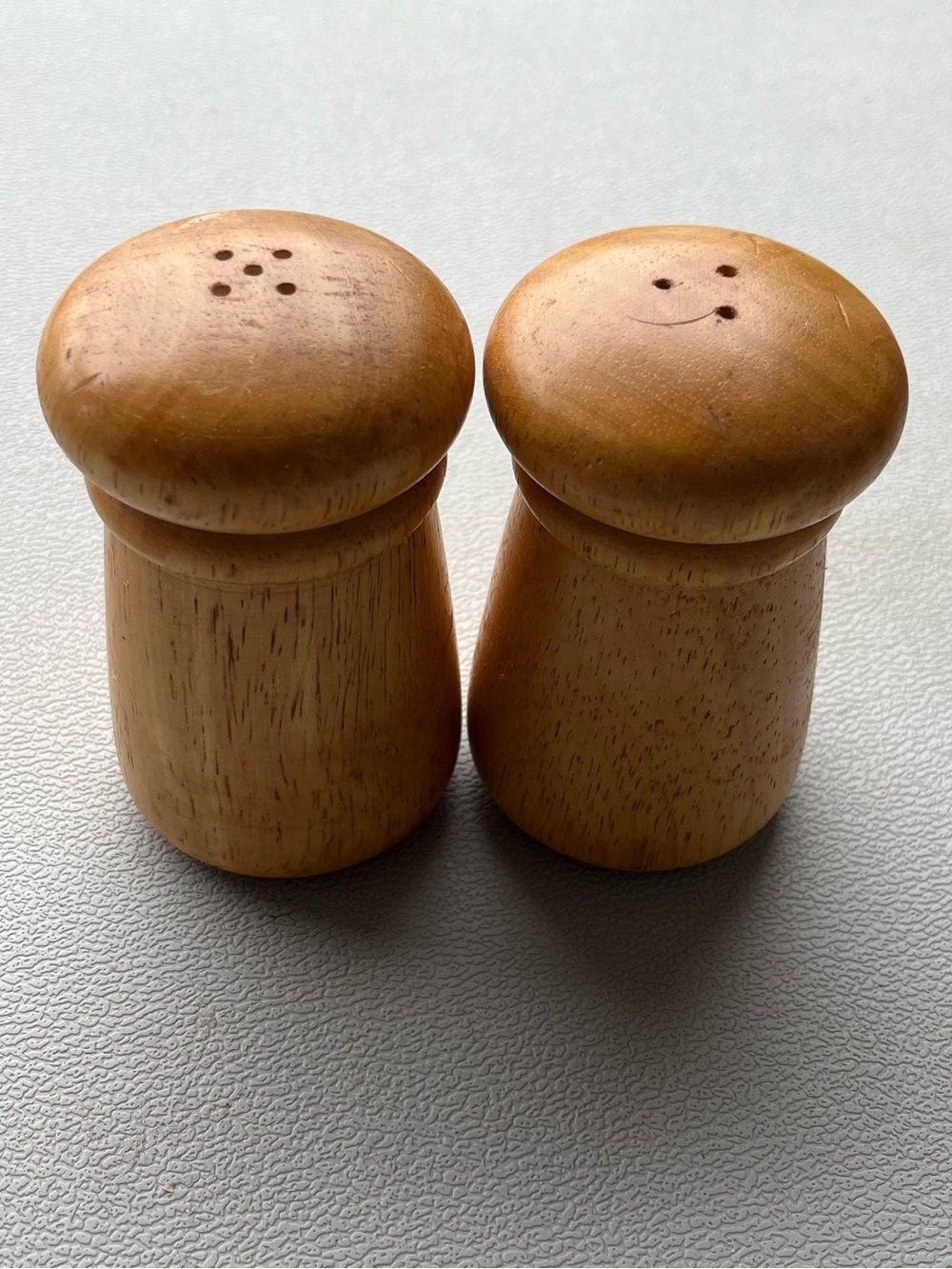Natural Brown Wooden Salt and Pepper Shaker Set - Home Accents